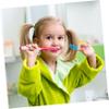 GOOHOCHY 4pcs Infant Toddler Oral Care Massager Silicone Finger Toothbrush Dual-Sided Tongue Cleaner Mixed Colours Teether Brush view 2