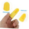 GOOHOCHY 4pcs Infant Toddler Oral Care Massager Silicone Finger Toothbrush Dual-Sided Tongue Cleaner Mixed Colours Teether Brush view 4