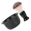 1 Set Beard Suit for Men Cleaning Brush Shave Brush and Bowl Mens Shaving Brush Men Shaving Kit Shaving Shave Kit Foam Bowl Two Piece Suit Suite Accessories Abs Man view 1