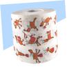 ABOOFAN Christmas Elk Tissue Paper Roll Printed Toilet Paper Novelty Festive Toilet for Holiday Decor view 1