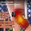 1PC Heated Knee Massager, 3 Vibration Modes 5 Heating Setting Hot Compress Therapy Brace Adjustable for Knee Shoulder Elbow Pain Relief, Promotes Blood Circulation view 2