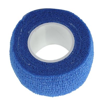 Tiuimk Self-Adhesive Non-Woven Bandage Tape, Small Size 2.5cm, Blue Color
