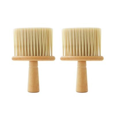 YZOTEK 2PCs Wooden Cleaning Brushes - Household Soft Fibre Bristles Brush, Portable Dust Removal Tool for Computer Laptop Keyboard Car Salon Drawer Narrow Space Pet Hair