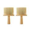 YZOTEK 2PCs Wooden Cleaning Brushes - Household Soft Fibre Bristles Brush, Portable Dust Removal Tool for Computer Laptop Keyboard Car Salon Drawer Narrow Space Pet Hair view 1