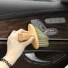 YZOTEK 2PCs Wooden Cleaning Brushes - Household Soft Fibre Bristles Brush, Portable Dust Removal Tool for Computer Laptop Keyboard Car Salon Drawer Narrow Space Pet Hair view 4