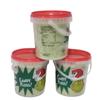Triple Pack Green Candy Floss Cups Fun Character Design Sweet Treat view 1