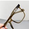 PARWANA Designer Anti Eye Strain Computer Readers Anti Blue Light Reading Glasses Oversized Flat Light Mirror Eyeglasses (Color : Transparent, Size : +250) view 4