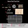 30 Pairs Silicone Nose Pads for Eyeglasses, Airbag, Non-Slip Nose Pads with Screws, Screwdriver, Tweezers, Cleaning Cloth and Storage Case view 4