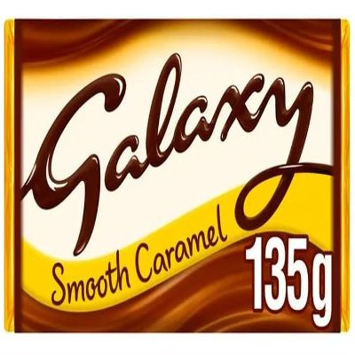 3 x Galaxy Smooth Caramel & Milk Chocolate Block Bar Vegetarian 135g Delicious Special For Easter Tasty And Twisty Treat Gift Hamper, Christmas,Birthday,Easter Gift Sold By Kidzbuzz
