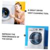 Mobestech 2pcs Washing Machine Cleaning Brush Stainless Steel Rod Long Handle for Dryer Vent Cleaning for Home Use view 3