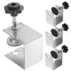 OSKOE 4pcs Panel Plank Clamp Cabinet Installation Tools Cabinet Tools Cabinet Tools for Installing Cabinets Drawer Front Installation Clamps Cabinet Hardware Tool Cabinet Clamps Clip view 1