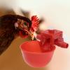 30pcs Automatic Chicken Water Cup Poultry Cup Waterer Drinker Chicken Waterer Cups Poultry Drinking Machine for Chicken Ducks Bird Quail view 2