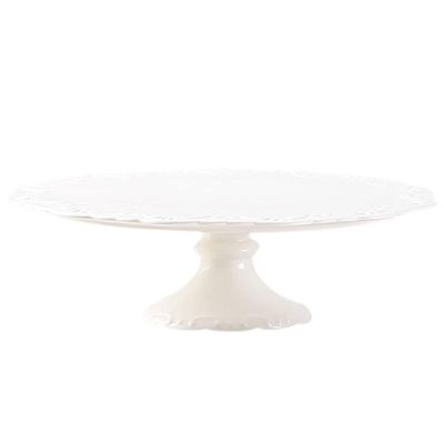 Cup Cake Stand Cup Cake Stand Ceramic Cake Display Stand Round Cake Stand Dessert Cupcake Display Tray for Holiday Graduation Wedding Birthday White Dessert Table Cupcake Display Stand ( Color : White