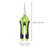 5PCS Professional Pruning Shear, Trimming Scissors- Straight Tip, Gardening Hand Pruner Pruning Shear Straight Stainless Steel Blades with Spring- Loaded Comfort Grip Handles view 3