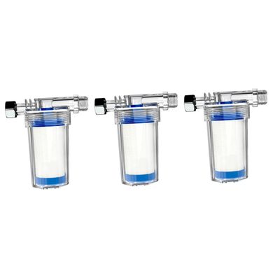 3 Pcs Filter Water Softeners for Homes Travel Water Filter Portable Water Softener Water Purifier Shower Filter Water Filter Portable Household Water Filter Simple Water Softener (Color : Bluex3pcs)