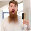 POPETPOP Vintage Beard Brush for Barber Supple Hair Brush for Salon Shaving for Beard and Moustache Grooming view 3