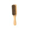 POPETPOP Men's Double-Sided Beard Styling Brush Boar Bristles Large Size Portable Wooden Handle Smoothing Detangling view 1