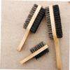 POPETPOP Men's Double-Sided Beard Styling Brush Boar Bristles Large Size Portable Wooden Handle Smoothing Detangling view 3