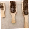 POPETPOP Men's Double-Sided Beard Styling Brush Boar Bristles Large Size Portable Wooden Handle Smoothing Detangling view 4