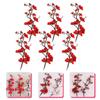 ifundom Cupcake Toppers Plum Blossom Branch 6 Pack Cake Decorations for Birthday Party Wedding Baby Shower view 3