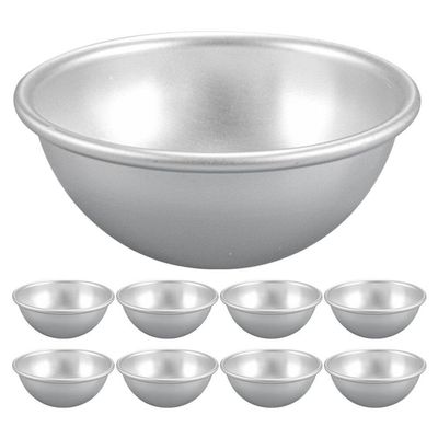 Happyyami 9pcs Multi-Function Tart Pan Half Sphere Baking Molds for Tarts Pies for Weddings Parties and Desserts Compact Lightweight Baking Supply