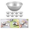 Happyyami 9pcs Multi-Function Tart Pan Half Sphere Baking Molds for Tarts Pies for Weddings Parties and Desserts Compact Lightweight Baking Supply view 4