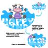 Milk Cow Happy Birthday Cake Topper Decorations Farm Cow Themed Party Decorations Cow Farm Animal Themed Birthday Party Milk Baby Shower Supplies for Kids Boys Girls view 3