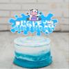 Milk Cow Happy Birthday Cake Topper Decorations Farm Cow Themed Party Decorations Cow Farm Animal Themed Birthday Party Milk Baby Shower Supplies for Kids Boys Girls view 4