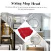 Mobestech Cleaning Mop Replacement Reusable Cotton Yarn Mop Pad for Efficient Home Cleaning Hardwood Tile for Removal view 3