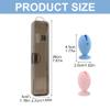 LOQJSS Toothbrush Case 2 Packs,Toothbrush Travel Case W/Toothbrush Head Cover,Portable Breathable Travel Toothbrush Holder for Traveling, Camping, Home, School, Business view 2