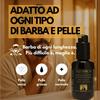 Alfarium Men's Scented Beard Oil with 8 Natural Oils and Vitamin A/C/E for Beard and Face Care - Dry Beard Oil, Non-Greasy, for Soft Beard, Silky Effect + Anti-Wrinkle - Men's Gift, Made in Italy view 4