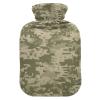 Digital Camouflage Hot Water Bottle with Soft Velvet Cover Hot Water Bag for Pain Relief Hot and Cold Compress Body Bed Warmer 1L view 1
