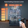 McbeAn Sauna Steam Generator, 1000W 3L Portable Sauna Steamer Pot with Steam Box, Remote Control, Inner Stainless Steel, Intelligent Timing, Anti-dry Burning, Anti-leakage, for Home SPA Body Detox view 2
