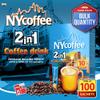 SOL 100pk Bulk NY 2-in-1 Coffee Sachets, White Coffee, Case Pack Includes 10 x 10 Individually Wrapped Instant Sticks, Convenient and Portable, Perfect for Home, Office, or Travel view 2