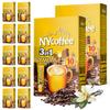 SOL 100pk Bulk NY 3-in-1 Coffee Sachets, Vanilla Latte Flavoured, Case Pack Includes 10 x 10 Individually Wrapped Instant Sticks, Convenient and Portable, Perfect for Home, Office, or Travel view 1