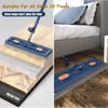 2024 Newest Large Flat Mop,360 Freely Rotating Mop Head, Large Flat Mop and Bucket System, Large Flat Mops for Floors, Corner, Window,Blue Bucket+blue Mop +6 Rag view 4