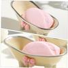 Cabilock Decorative Tray Bathtub Trays for Tub Soap Shower Holder Soap Dish for Bar Soap Tray for Soap Dispenser Kitchen Soap Bar Dish Soap Cases Dish Soap Abs Soap Holder White No Punching view 3