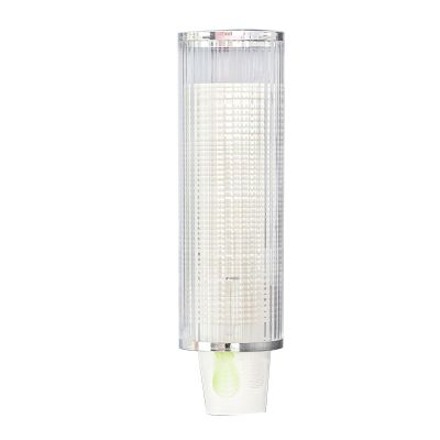 Tyenaza Paper Cup Dispenser, Wall Mount Pull Type Water Cooler Cup Dispenser Automatic Remover Cup Holder for Home Hospital Gym Office