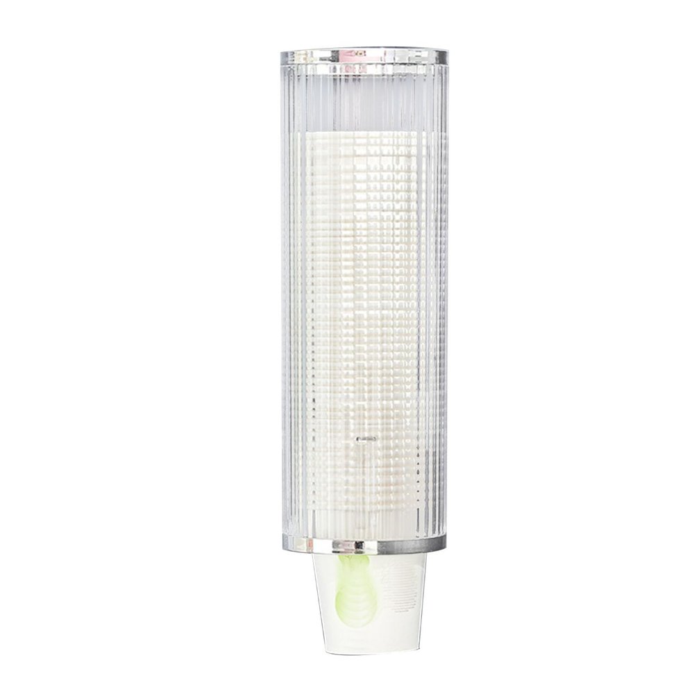 Tyenaza Paper Cup Dispenser, Wall Mount Pull Type Water Cooler Cup Dispenser Automatic Remover Cup Holder for Home Hospital Gym Office