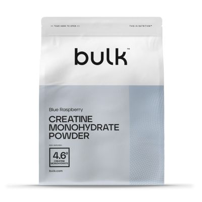 Bulk Creatine Monohydrate Powder, Blue Raspberry, 500 g, 100 Servings, Packaging May Vary