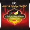 Kolak Hot and Spicy Chilli Lemon Flavour Potato Crisps, 85g (Pack of 12) - Zesty Indian Snack | Premium Quality | Crunchy and Flavorful view 1