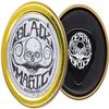 Black Mustache Wax | Black Magic Death Grip Moustache Wax | Hide Grey Hair In Beard Or Moustache | Extra Strong Hold Mustache Wax Unscented | 1 oz or 30ml Tin Heat Source Required view 1