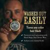 Black Mustache Wax | Black Magic Death Grip Moustache Wax | Hide Grey Hair In Beard Or Moustache | Extra Strong Hold Mustache Wax Unscented | 1 oz or 30ml Tin Heat Source Required view 4