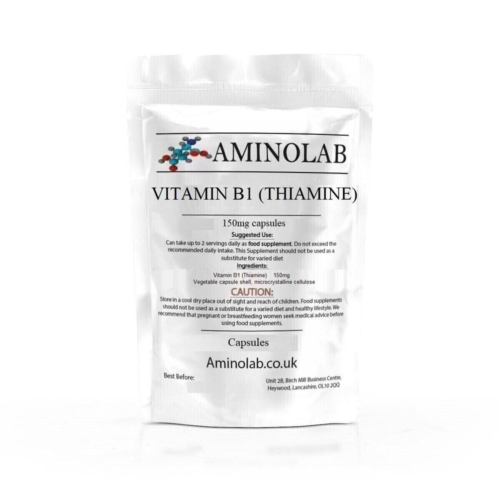 Aminolab - Vitamin B1 (Thiamine) 150mg 60 Capsules