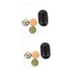 POPETPOP 2sets Jade Rolling Massager for Facial Beauty Cooling Roller Jade Ball for Neck and Eye Treatment Skincare Tools for Dark Circles Relief view 1
