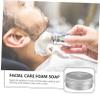FRCOLOR Peppermint Shaving Soap for Men Gentle Facial Cleanser for Wet Shave Routine view 3