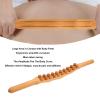 Honiwu Gua Sha Stick, 45cm/17.72in Body Gua Sha, Wooden Roller Stick Massager, 20 Beads Wooden Massage Tool for Back, Belly, Shoulder view 3