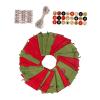 Harilla Advent Calendar Candy Gift Bag, Advent Calendar Bags for Fireplace, Red and Green Small view 1