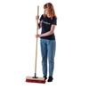 KADAX Push Broom with Wooden Handle, Wide Head and Long Stiff Bristles, Outdoor Broom for Sweeping Driveways, Sidewalks and Garage Floors (Red, 40 cm) view 4