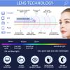 RICCIE Progressive Multifocal Anti-Blue Light Men's Reading Glasses, Aspheric Resin Lenses Outdoor HD Photochromic Sunglasses/UV400,Gold,+2.0 view 4